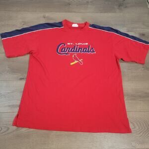 St Louis Cardinals Shirt Men Extra Large Red Graphic Tee Athleisure Chore